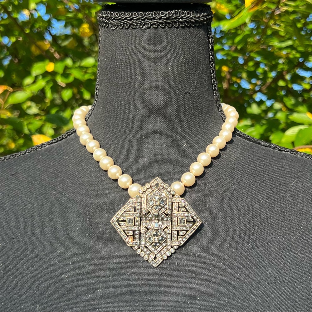 Heidi Daus Victorian Style Pearl Necklace